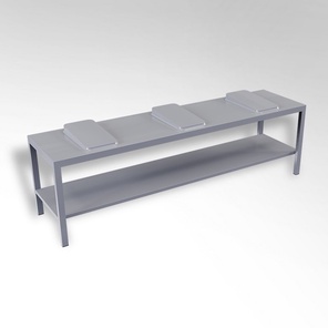 Подставка для чистки обуви, металл